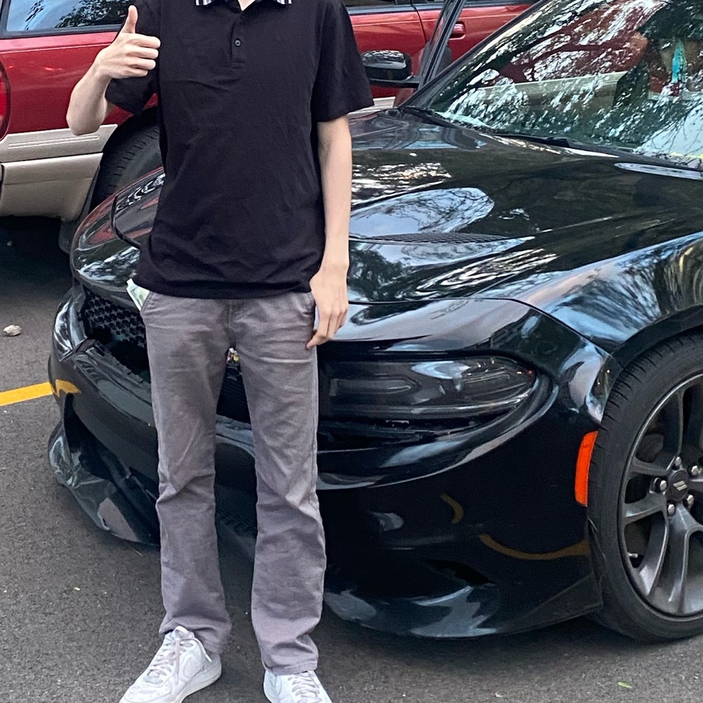 men’s cropped slacks